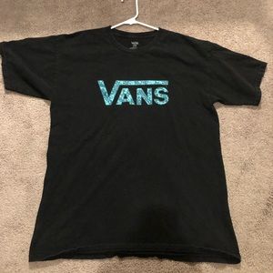 Black Vans t-shirt.
